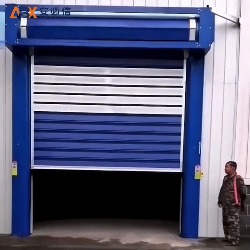 白银铝质快速门